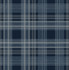Seabrook Wallpaper Rad Plaid Denim Blue Stacy Garcia Peel and Stick  United States 30.75 20.87" 20.5"  - My Fabric Connection -
