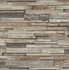 Seabrook Wallpaper Reclaimed Wood Plank Charcoal & Brown NextWall Peel & Stick  United States 30.75 20.87" 20.5"  - My Fabric Connection -