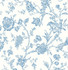 Seabrook Wallpaper Jasmine Chinoiserie Carolina Blue NextWall Peel & Stick  United States 40.5 25.2" 27"  - My Fabric Connection -