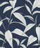 Seabrook Wallpaper Pinstripe Leaf Trail Dark Blue NextWall Peel & Stick  Netherlands 31.35 25.2" 20.9"  - My Fabric Connection -