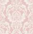 Seabrook Wallpaper Cora Damask Light Pink NextWall Peel & Stick  United States 30.75 20.87" 20.5"  - My Fabric Connection -