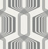 Seabrook Wallpaper Striped Geo Metallic Silver NextWall Peel & Stick  United States 30.75 20.87" 20.5"  - My Fabric Connection -