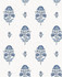 Seabrook Wallpaper Floral Spot Delft Blue NextWall Peel & Stick  United States 30.75 12.6" 20.5"  - My Fabric Connection -