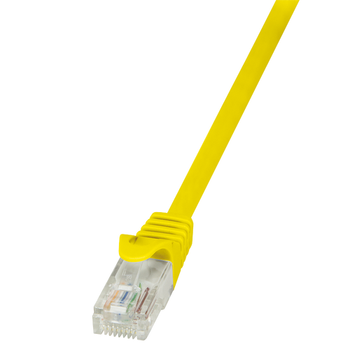 Cat6 0.5M geel UTP kabel