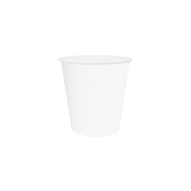 Coffee Cup (PE) - Single Wall 6oz - WHITE - ONETRAY - 1000/CTN