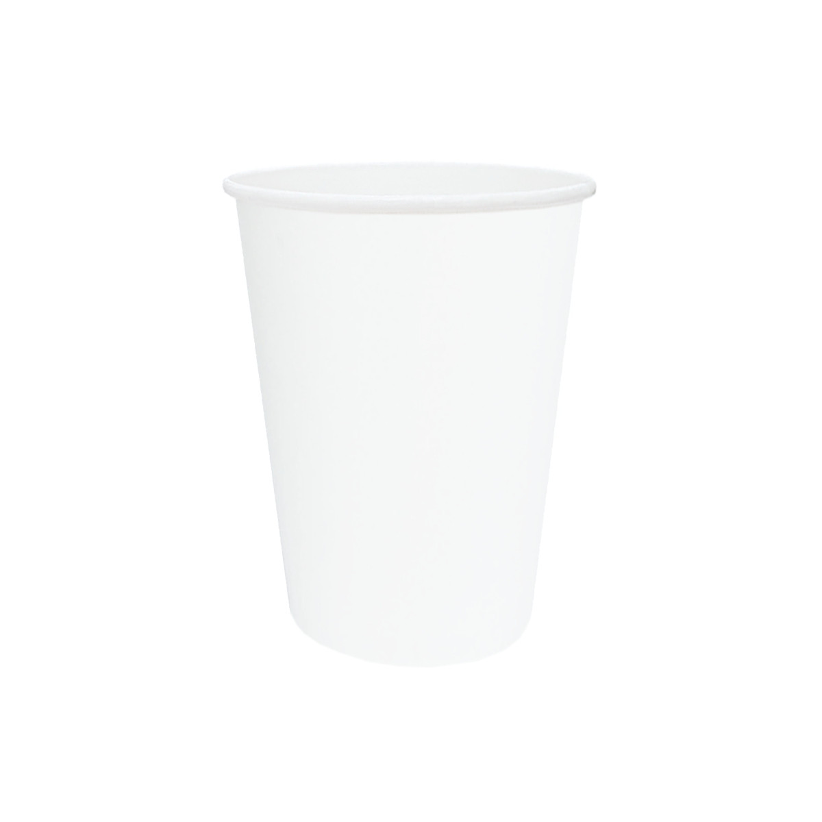 Coffee Cup (PE) - SINGLE Wall - 12oz WHITE - ONETRAY - 1000/CTN