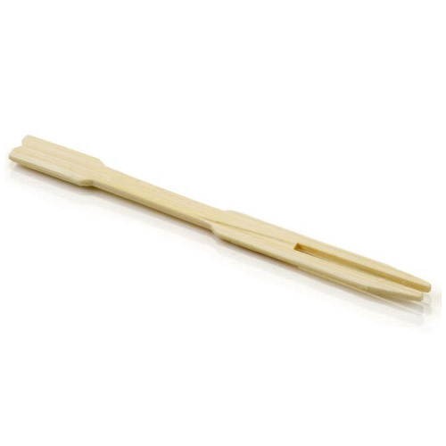 Wooden Cutlery - Cocktail Fork - Two Prong 9cm
