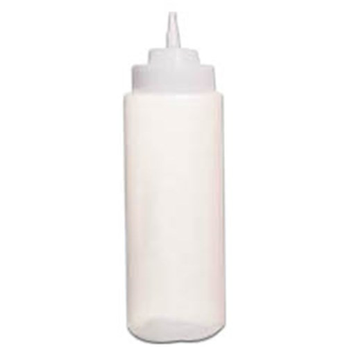 Squeeze Bottle - 720ml Wide Mouth CLEAR