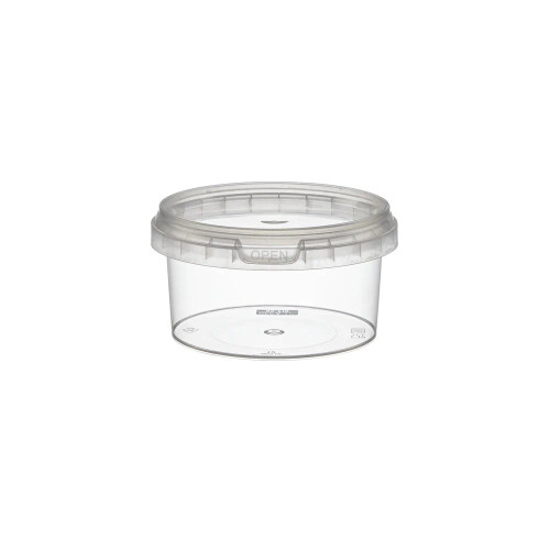 Tamper Evident - 210ml Round Container [TE210-T] 95D - 500/CTN