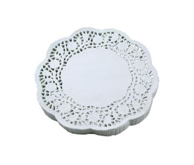 Doyley Round Lace / 125mm (5") 100% Natural Sugarcane / Enviroboard