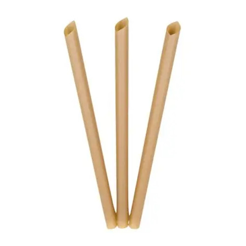 Straws (SUGARCANE) - Jumbo - 210mm x 8mm - 1000/CTN
