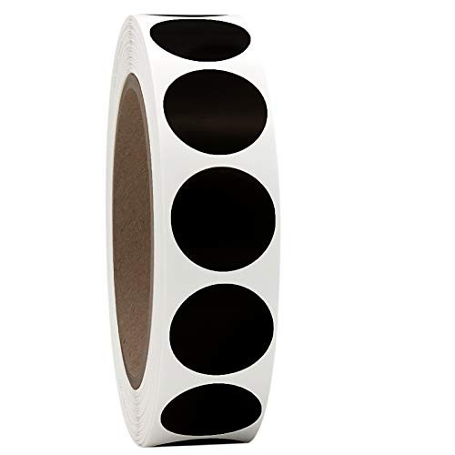 Food Rotation Label - QUIK STIK - BLACK DOT - 14mm [24341] - 1050/Roll