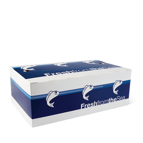Fish & Chip Box (CORRUGATED) - LARGE [K188S0043] 250x150x90mm - 250/CTN