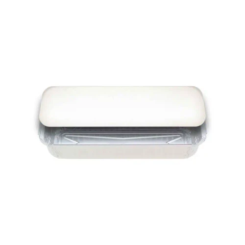 LID White Milkboard #7129 - To Suit 7129 Foil Containers - 400/PKT