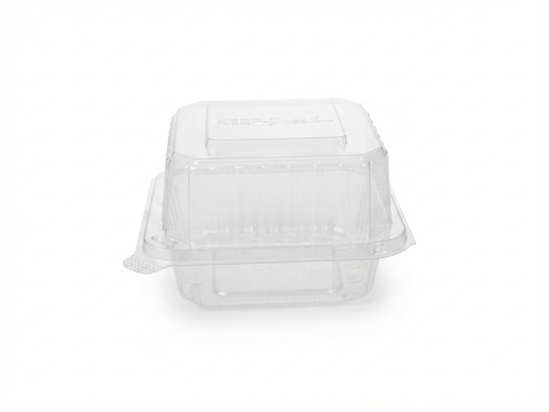 Round Roll Pack (RPET) with Hinged Lid / Clearview - [RR-01] - 120 x 110 x 90mm - 300/CTN