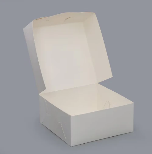 Cake Box - Collapsable / Pop Up - WHITE 9x9x5.5" - 50/PKT