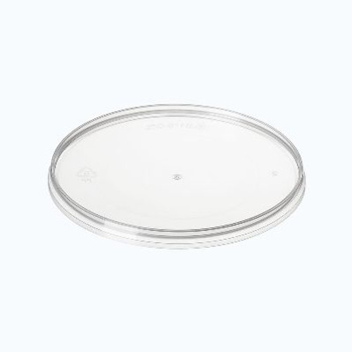 LID FLAT (PP) - CHANROL - 118mm Clear / suits ALL 118mm Tamper Evident Containers