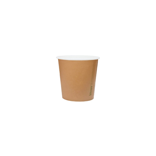 Coffee Cup (PLA) - SINGLE Wall - 4oz BROWN