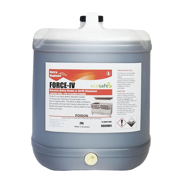 FORCE-IV 20L- Oven Grill & Hotplate Cleaner
