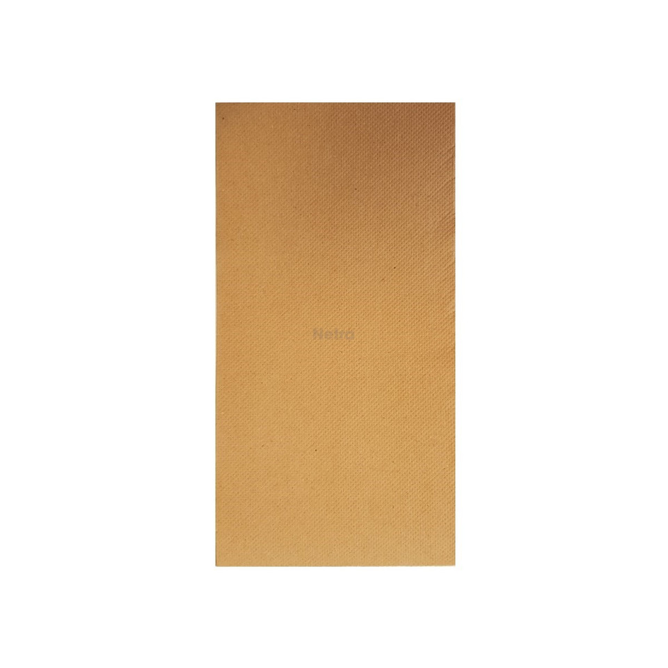 Napkin Dinner QUILTED - Brown Kraft 1/8 fold (BIOSERV) - 1000/CTN