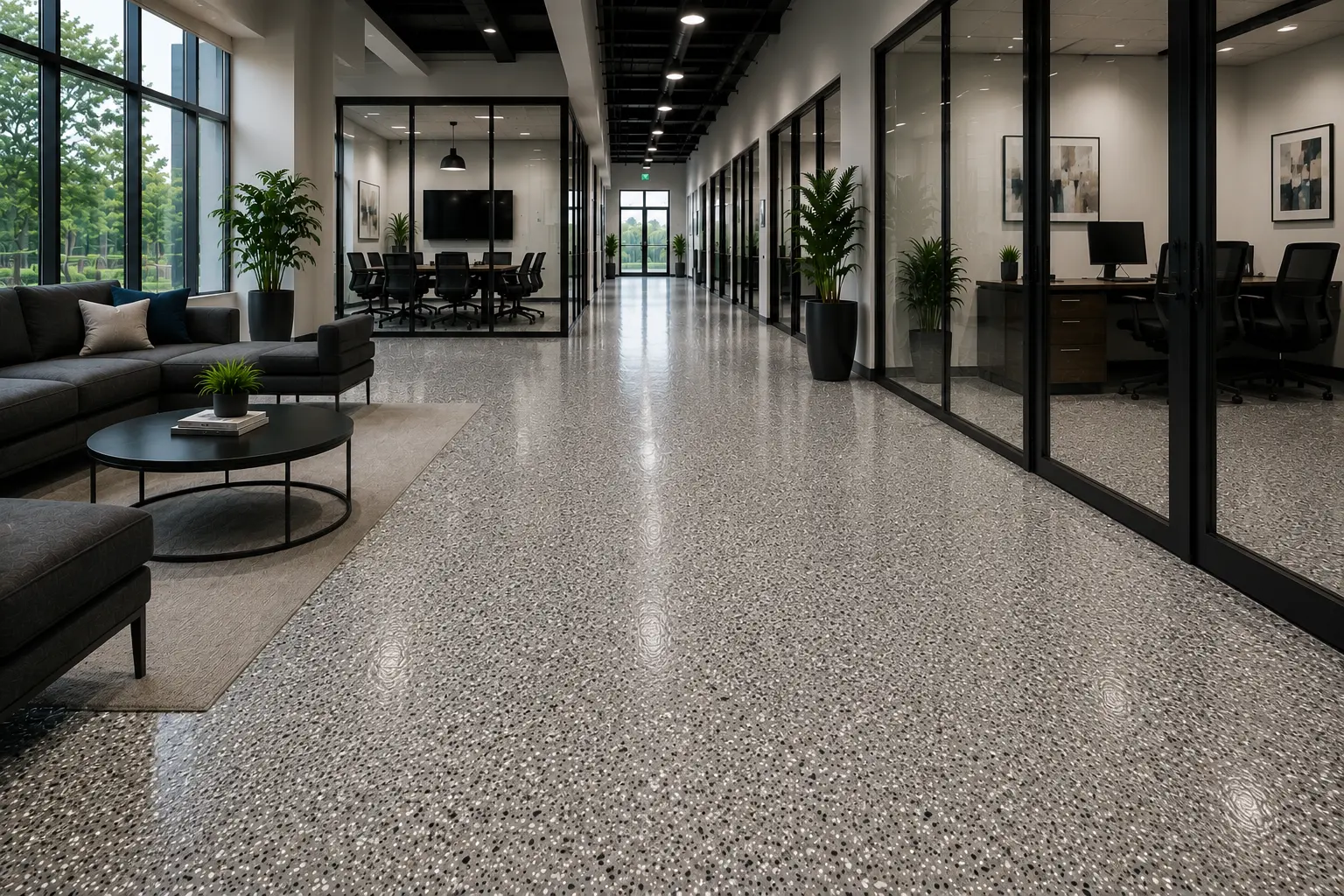 FGP Flake finished floor