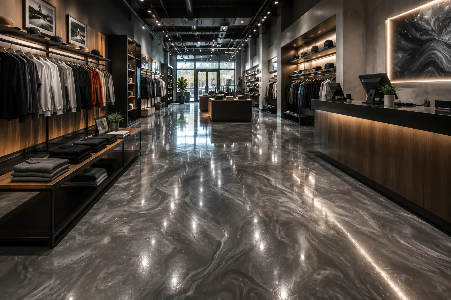 FGP Metallic Marble finished floor