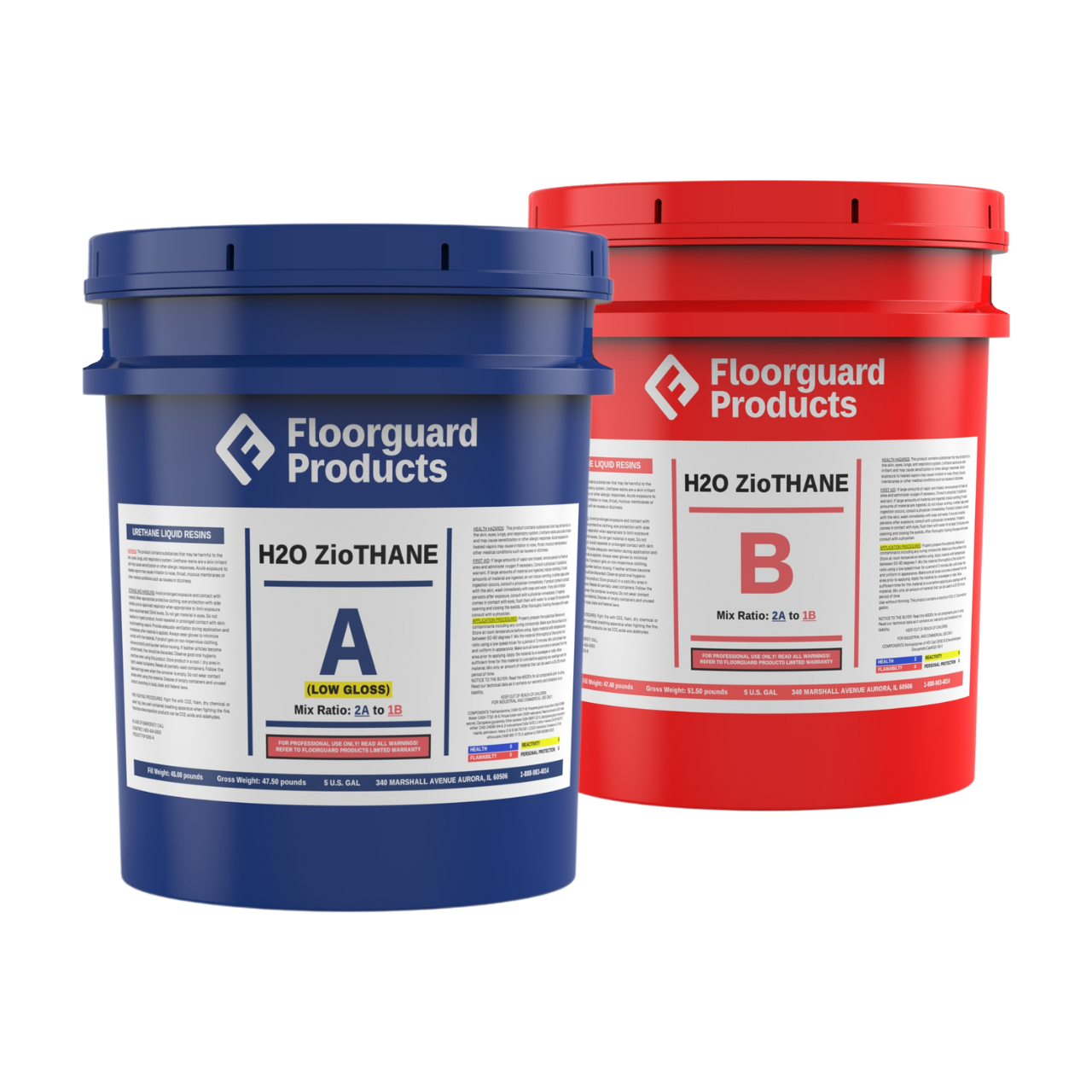 e zigarette liquid aroma H20 ZioTHANE (Low Gloss) 15 Gallon Kit