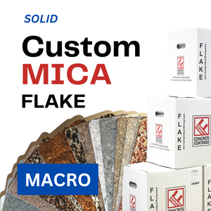 Custom SOLID Mica Flake - Macro (per lb.) SHIPS FROM TORGINOL