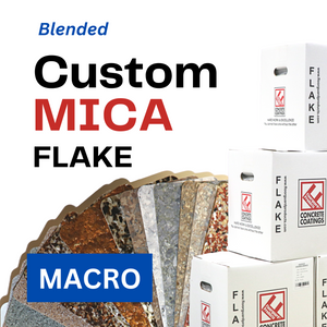 Custom Blended Mica Flake - Macro (per lb.)  SHIPS FROM TORGINOL