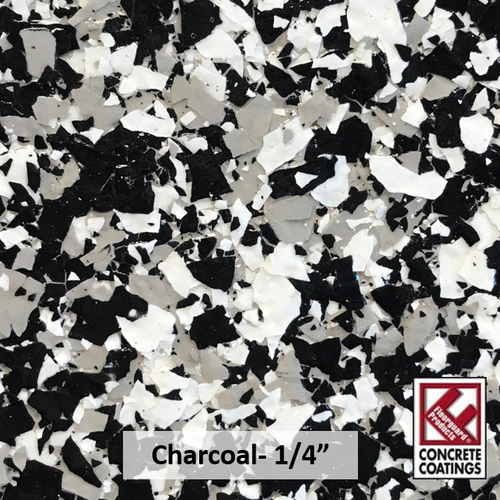 CHARCOAL- Granite Flake  1/4" (40 lb.)