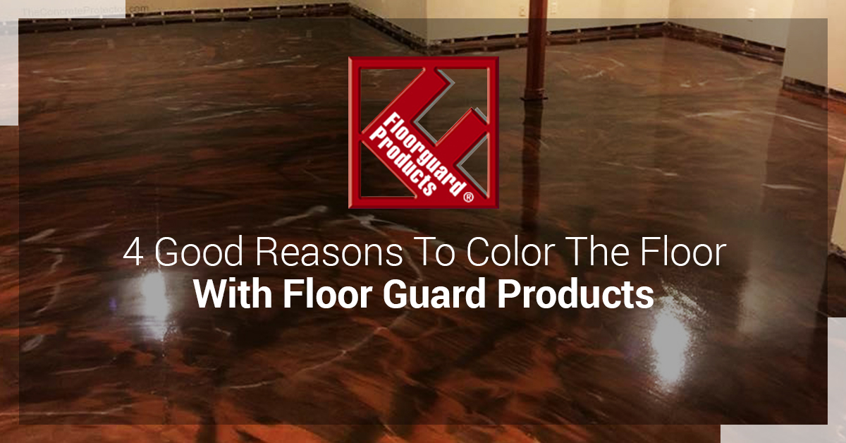 ​4 Good Reasons To Color the Floor With Floor Guard Products