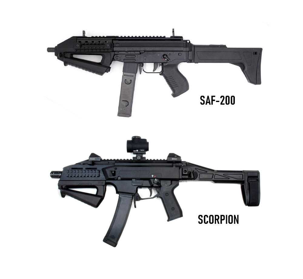 ANGLED FOREGRIP CZ SCORPION SAF200