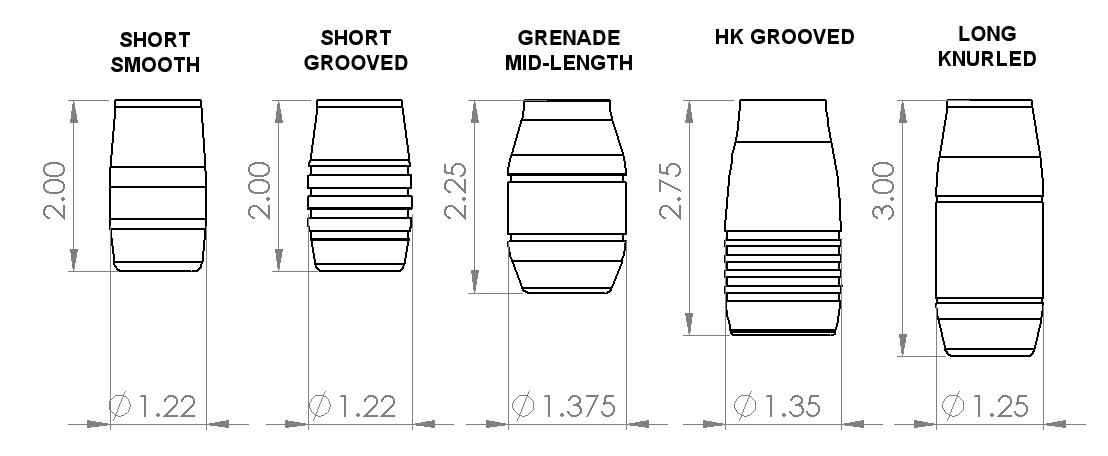 Compact | Modular Vertical Foregrip w/ Hand-Stop