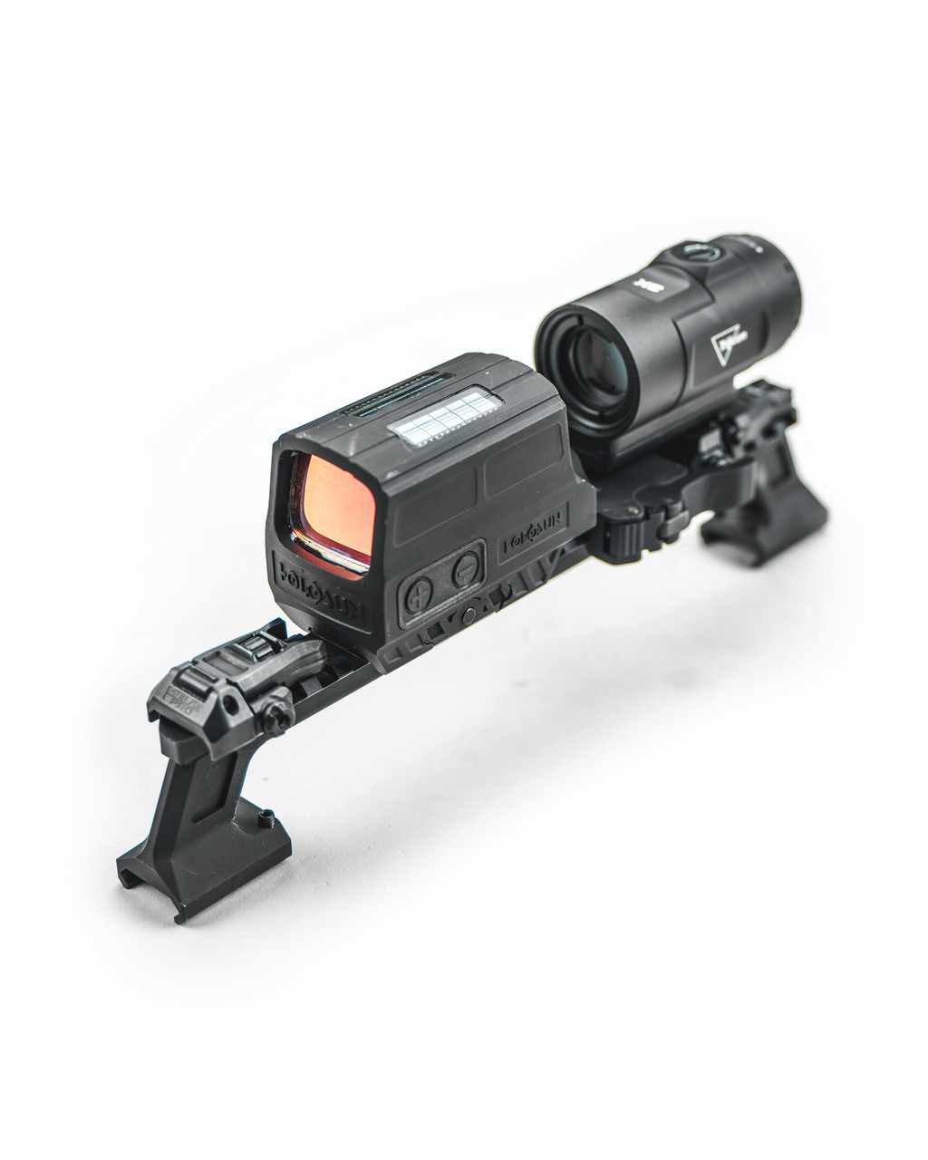 MODULAR RAIL RISER AND CARRY HANDLE