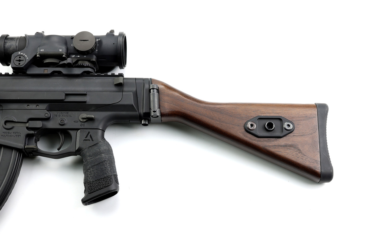 FOLDING G3 WALNUT STOCK - ROBINSON ARMAMENT XCR