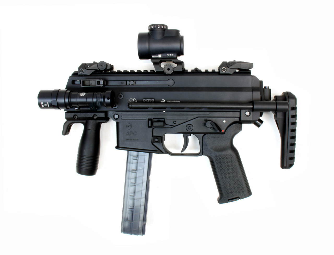 MODULAR VERTICAL FOREGRIP W/INTEGRATED HAND-STOP - COMPACT