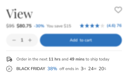 Countdown Timer for Shipping Countdown Timer for Shipping
