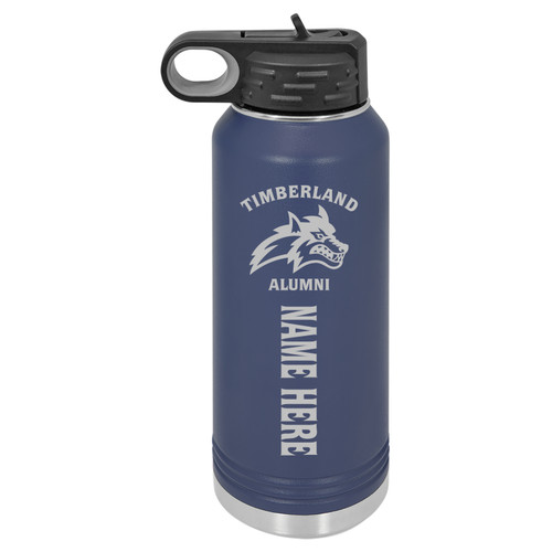 Timberland Seniors 32 oz Navy Blue Water Bottle