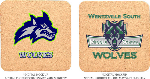CORK COASTERS (6 PACK)