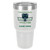 30 oz White Tumbler with South Logo
