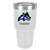 30 oz White Tumbler with Timberland Logo