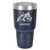 30 oz Navy Blue Tumbler with Timberland Logo