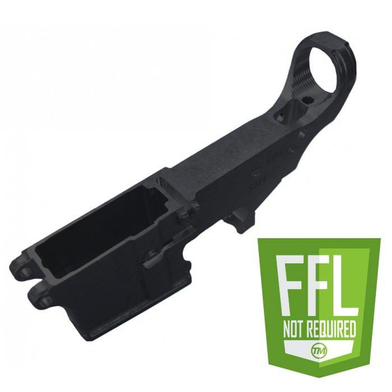 ●LOWER DEC 80% Anodized Lower w/ Fire and Safe