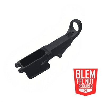 Anodized AR-15 80% Lower Receiver – Blem - Forged w/ Fire & Safe Markings