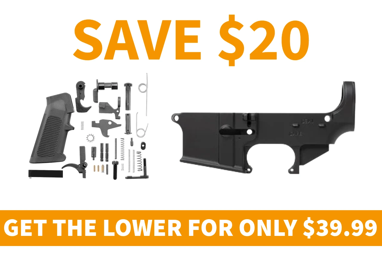 Lower Completion Bundle | AR-15 Forged Lower + Lower Parts Kit