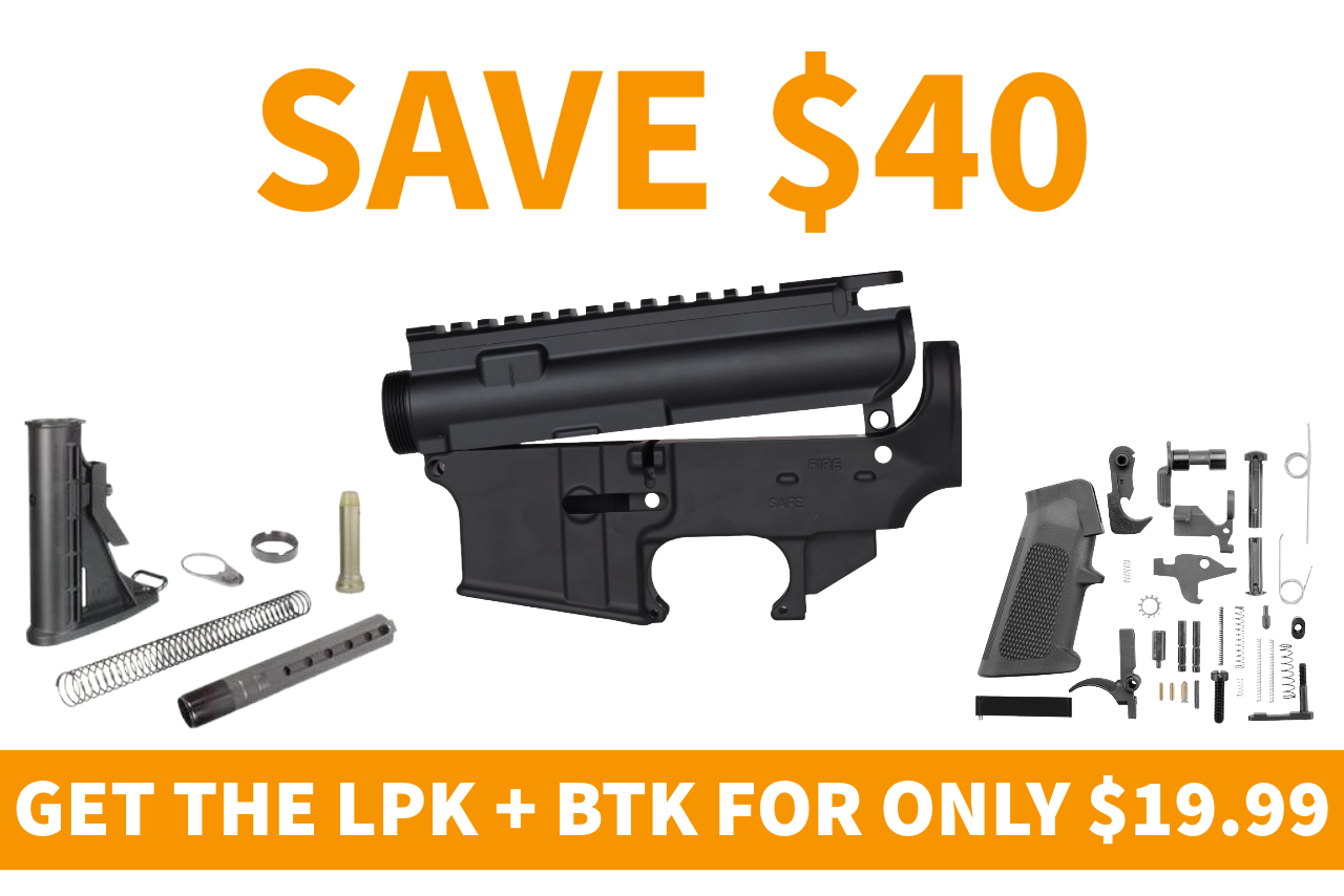Workbench Essentials Bundle | AR-15 Forged Lower, Forged Upper, LPK, Buffer Tube Kit & Mil-Spec Stock