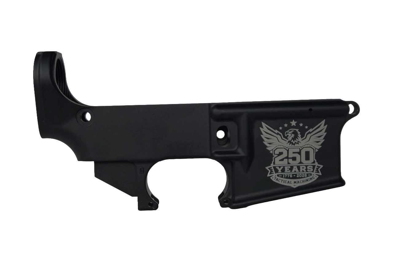 Independence Edition Forged AR-15 80% Lower – Black