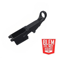 Anodized AR-15 80% Lower Receiver – Blem - Forged w/ Fire & Safe Markings