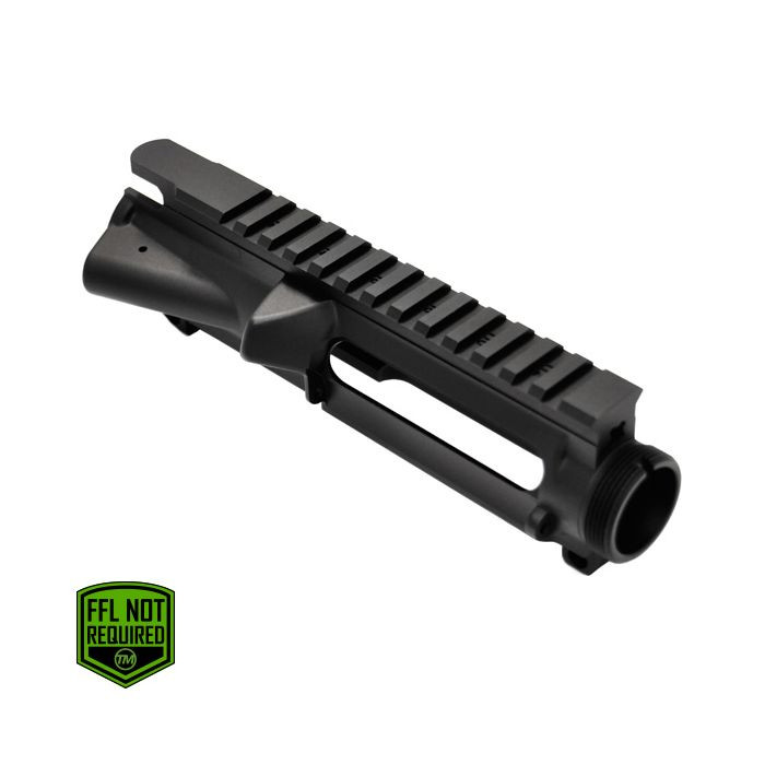 AR-15 Stripped Upper Receiver  (Engraved T Mark)  Anodized