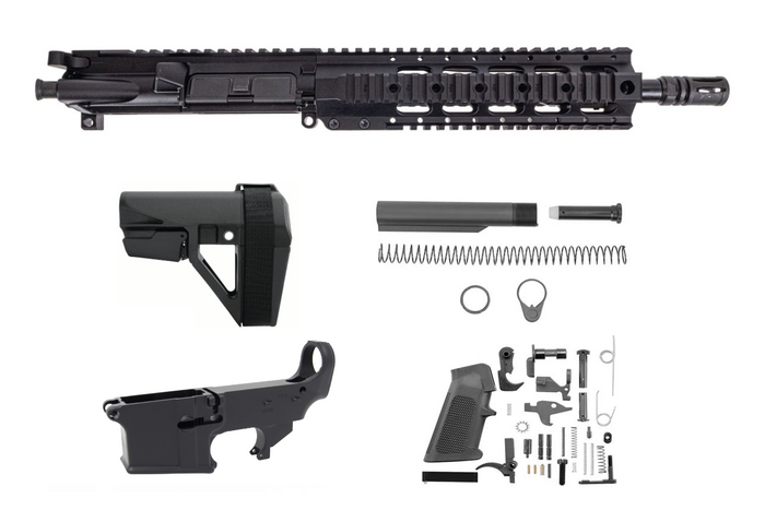 DPMS 10.5" 300AAC Blackout Quad-Rail Upper AR-15 80% Build Kit DPMS 10.5" 300AAC Blackout Quad-Rail Upper AR-15 80% Build Kit